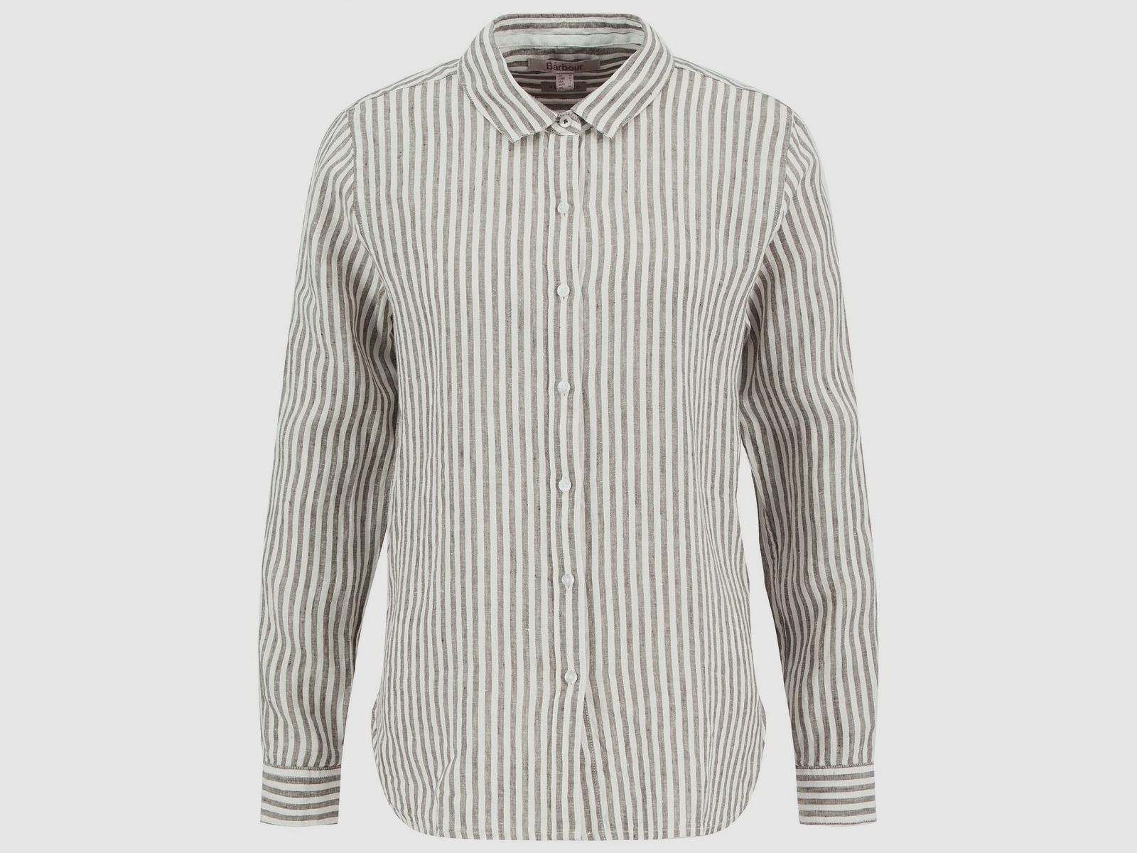 Barbour Marine Hemd Damen LT Dusky Khaki Stripe - 40