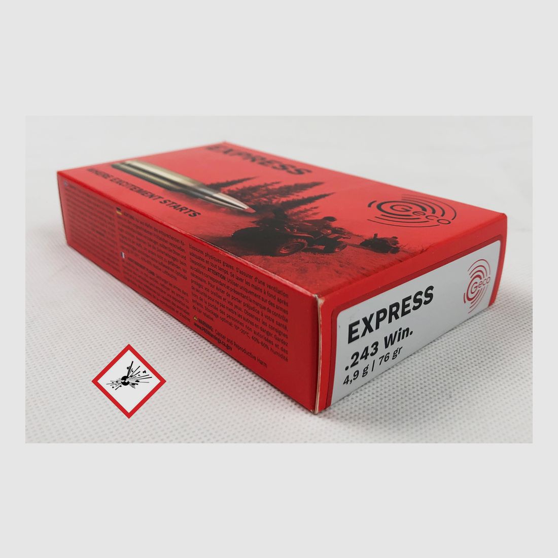 Geco Express hunting cartridge cal. .243 Win TM 76gr