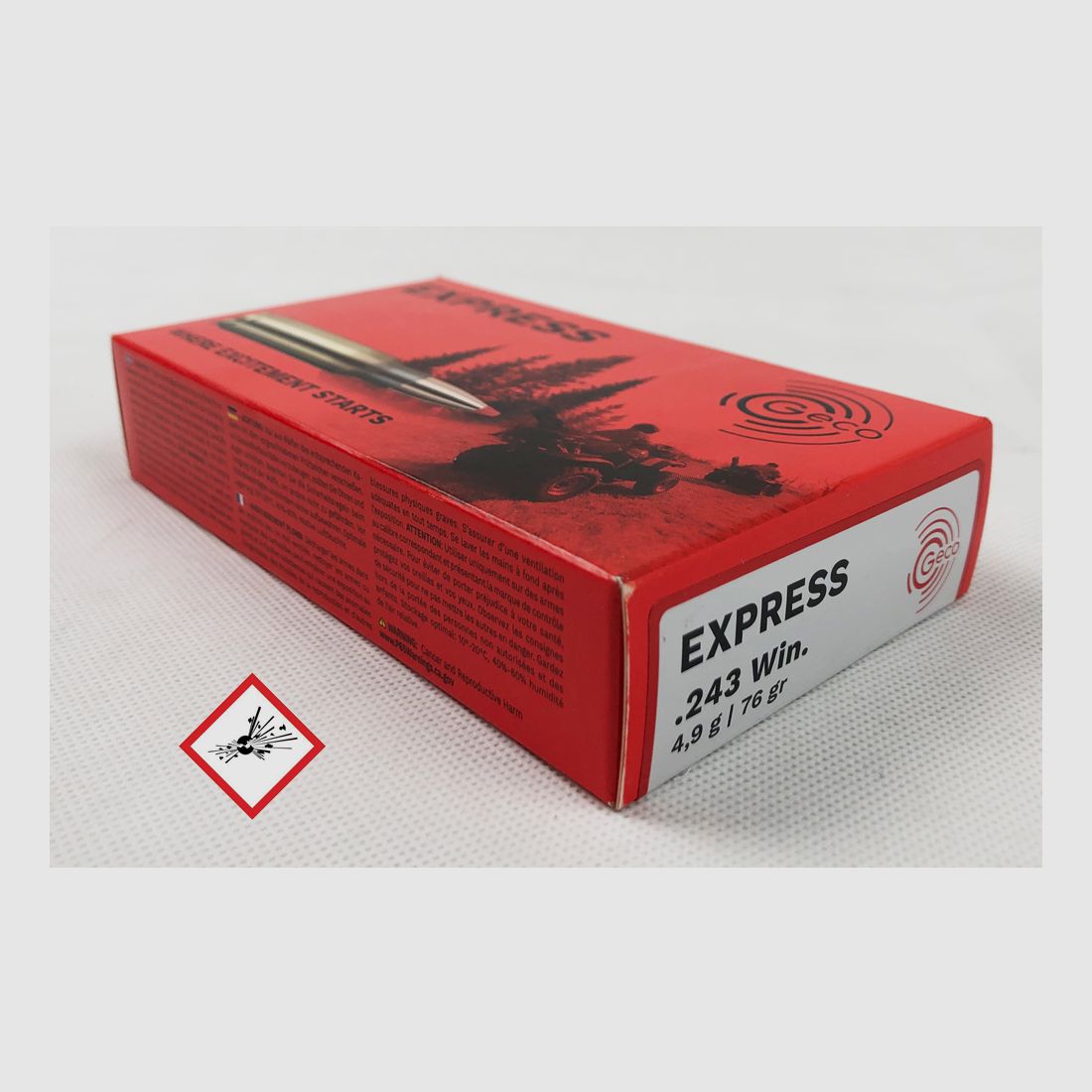 Geco Express Jachtpatroon Kal. .243 Win TM 76gr