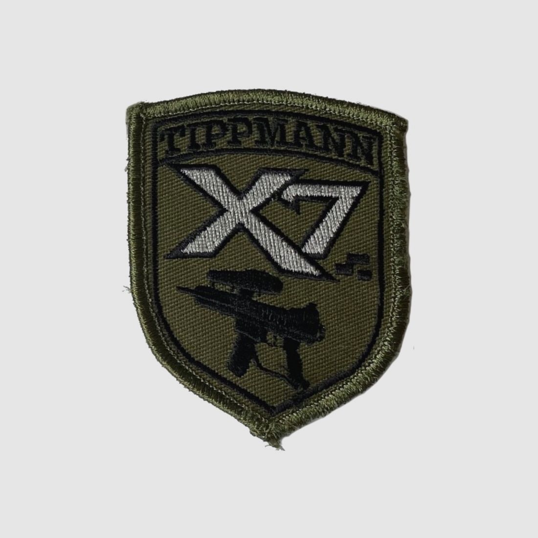 Patch in velcro ricamato per paintball / airsoft (Tippmann X-7)