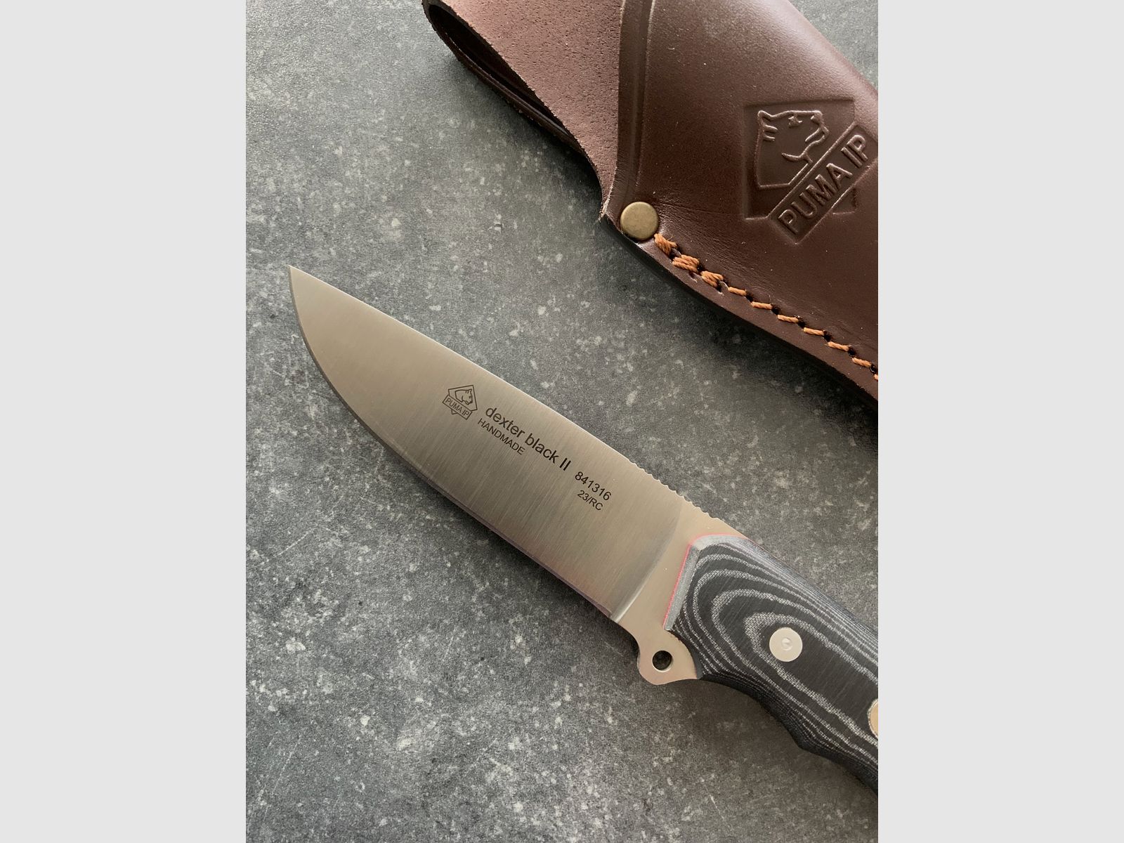 Jagd- und Outdoormesser Puma Dexter II neu inl. Lederscheide und OVP