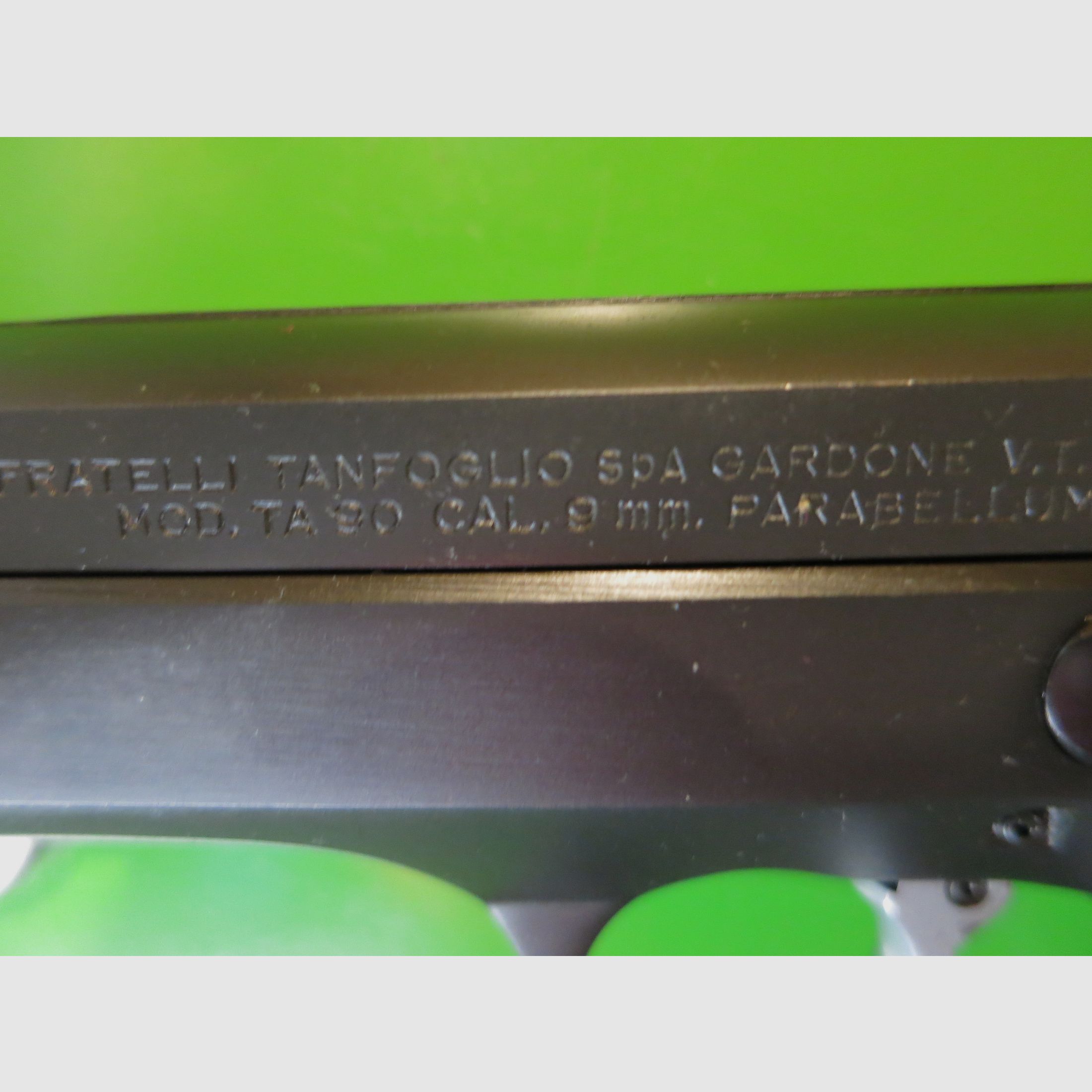 Tanfoglio TA90, semiautomatica. Pistola sportiva a caricamento automatico, classico dell'IPSC, calibro 9 × 19 mm       #66-, immagine 8 di 10