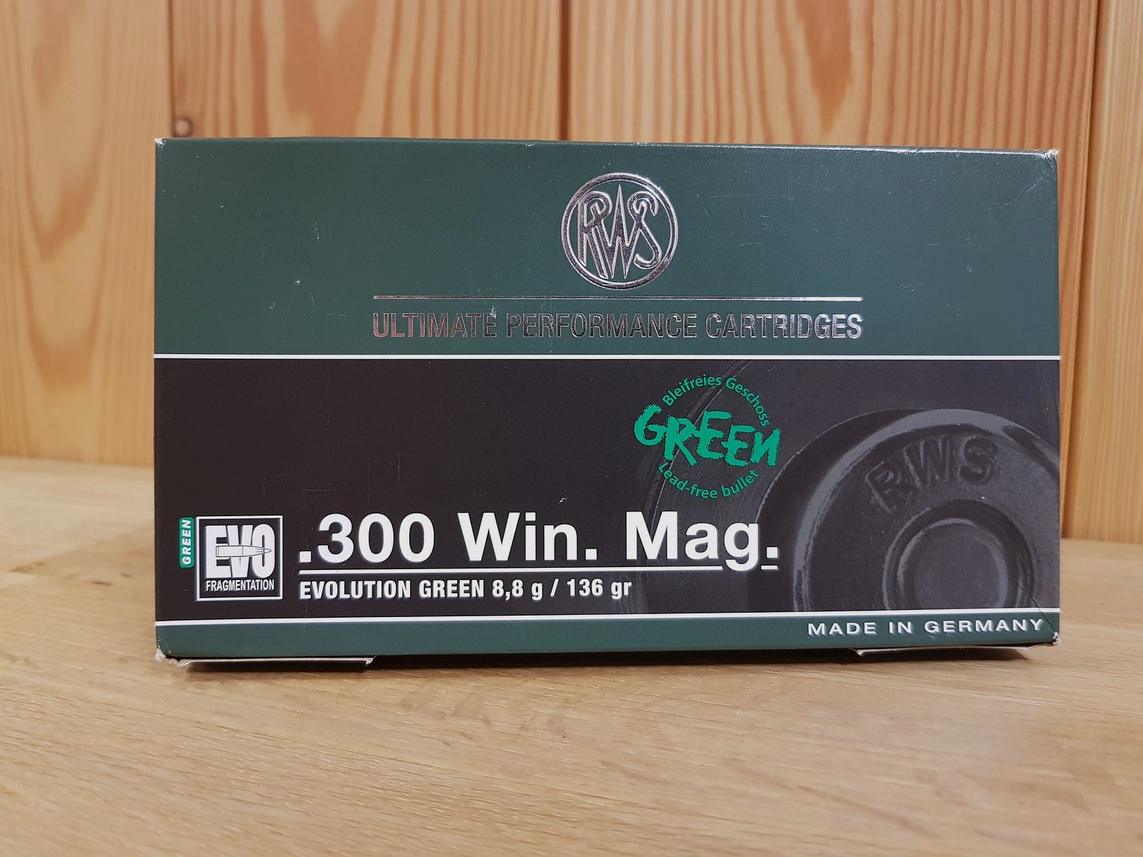 RWS MUNITION Kal. 300 WIN MAG EVO GREEN 136 GR.