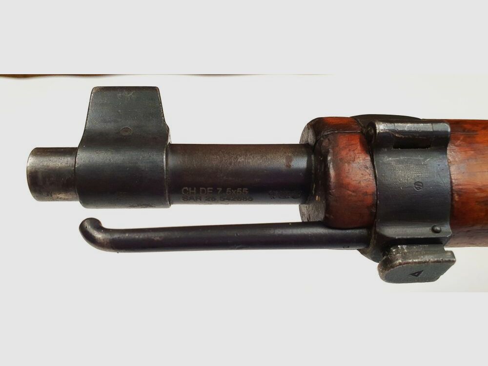 Fábrica de armas de Berna K31 calibre 7,5x55 suizo completo con números coincidentes + bayoneta