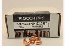 PALLE FIOCCHI CAL. 9 MM 123 GR. FPCP