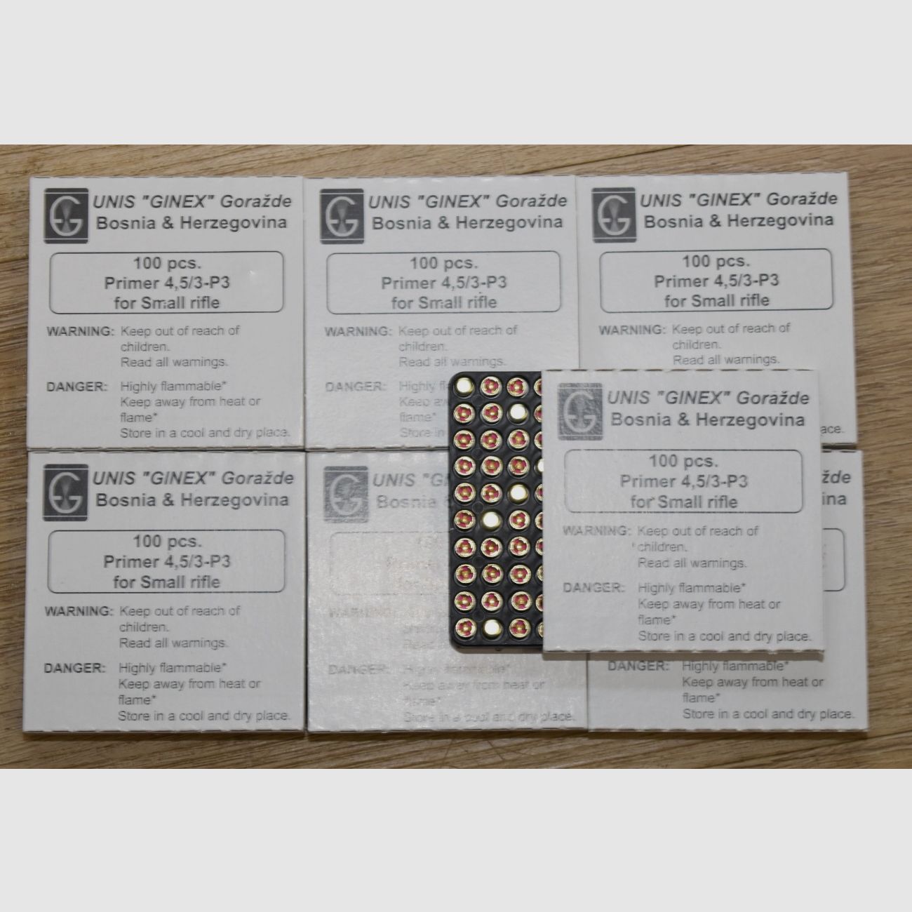 Ginex primers small rifle