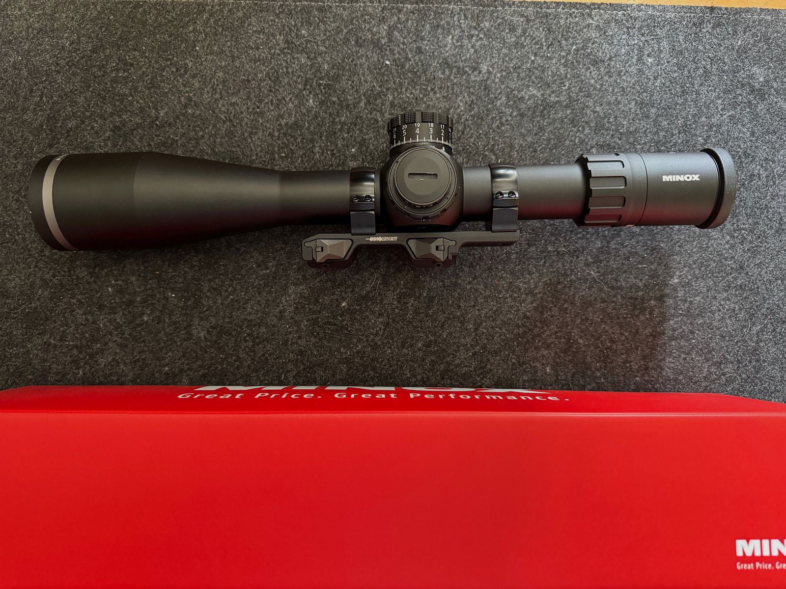Zielfernrohr Minox LR 5-25x56  mit Montage 
