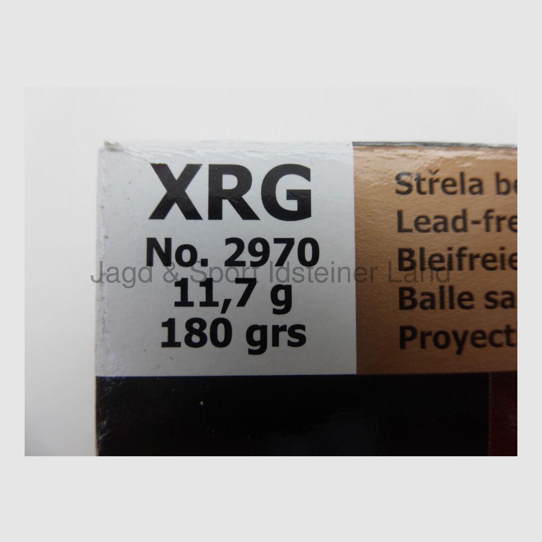 Sellier & Bellot Exergy, XRG, 180grs