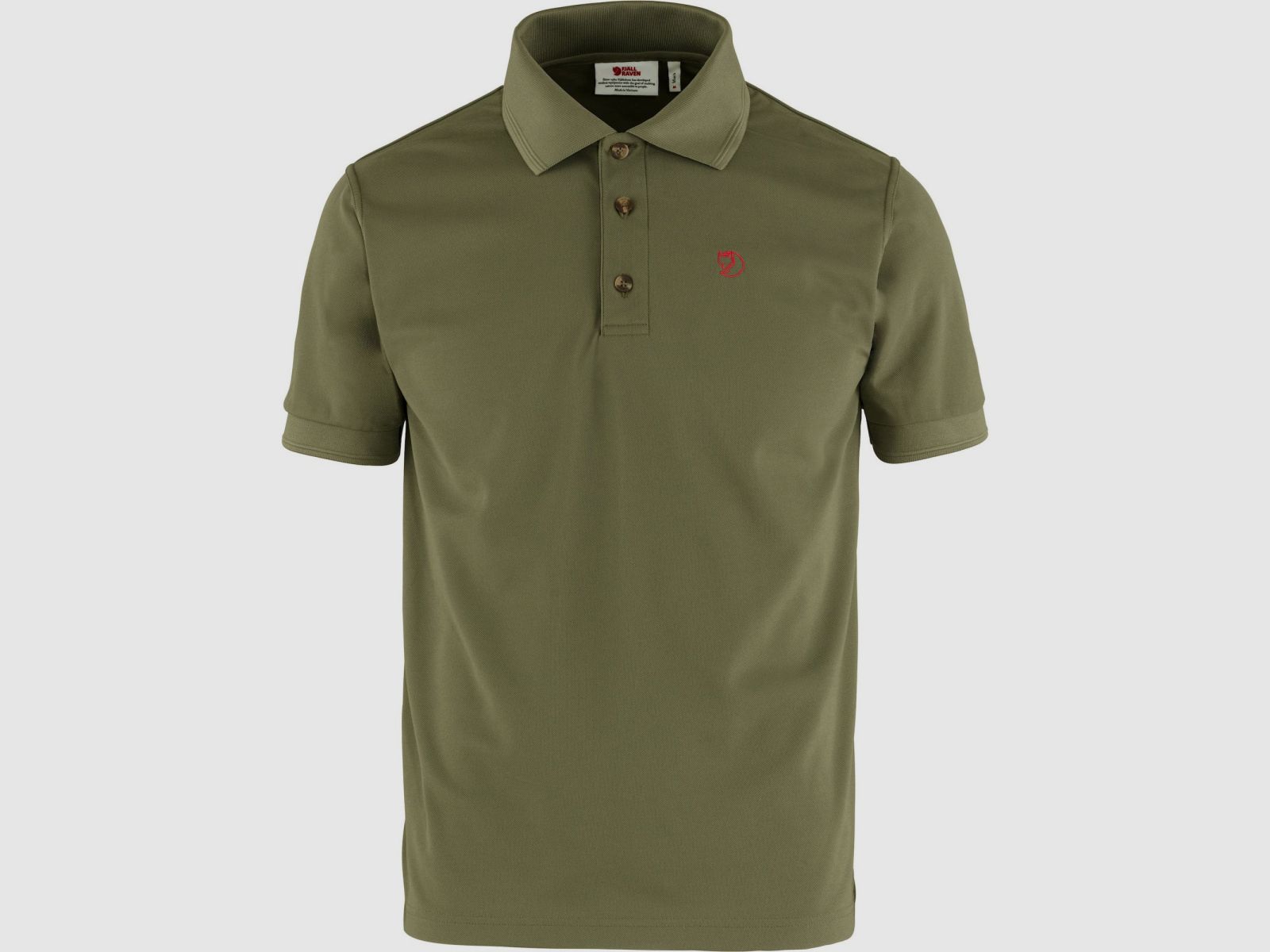 FJÄLLRÄVEN Crowley Pique Shirt M Light Olive