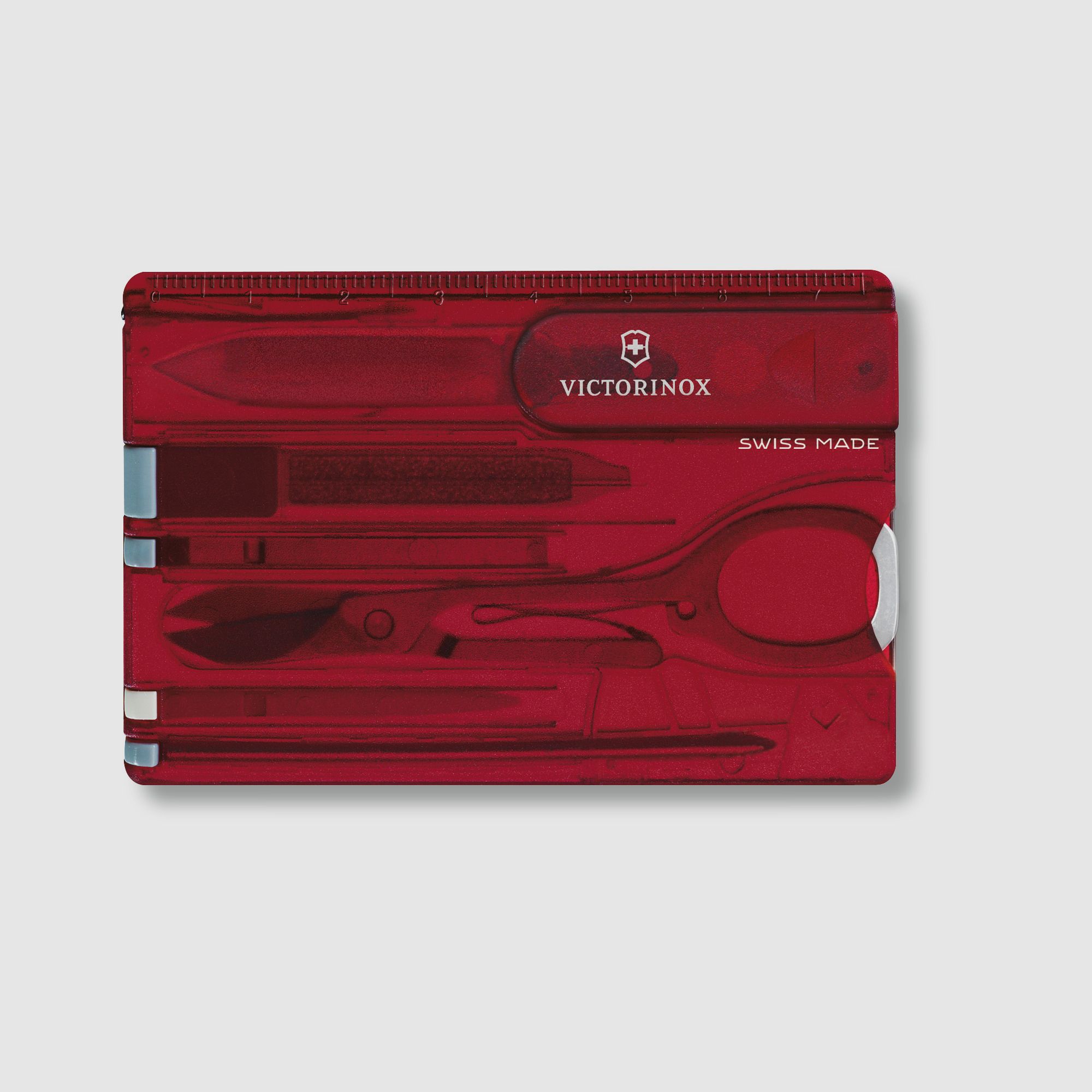 SwissCard Classic transparent rot