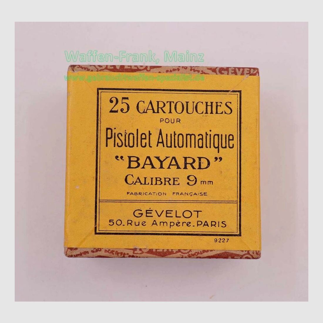 Gevelot, Frankreich Pistolenmunition