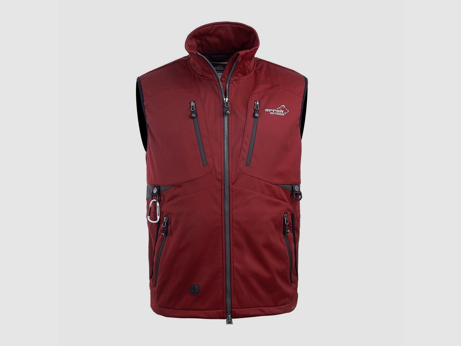 Arrak Outdoor Acadia Softshell Gilet Uomo Rosso 5XL