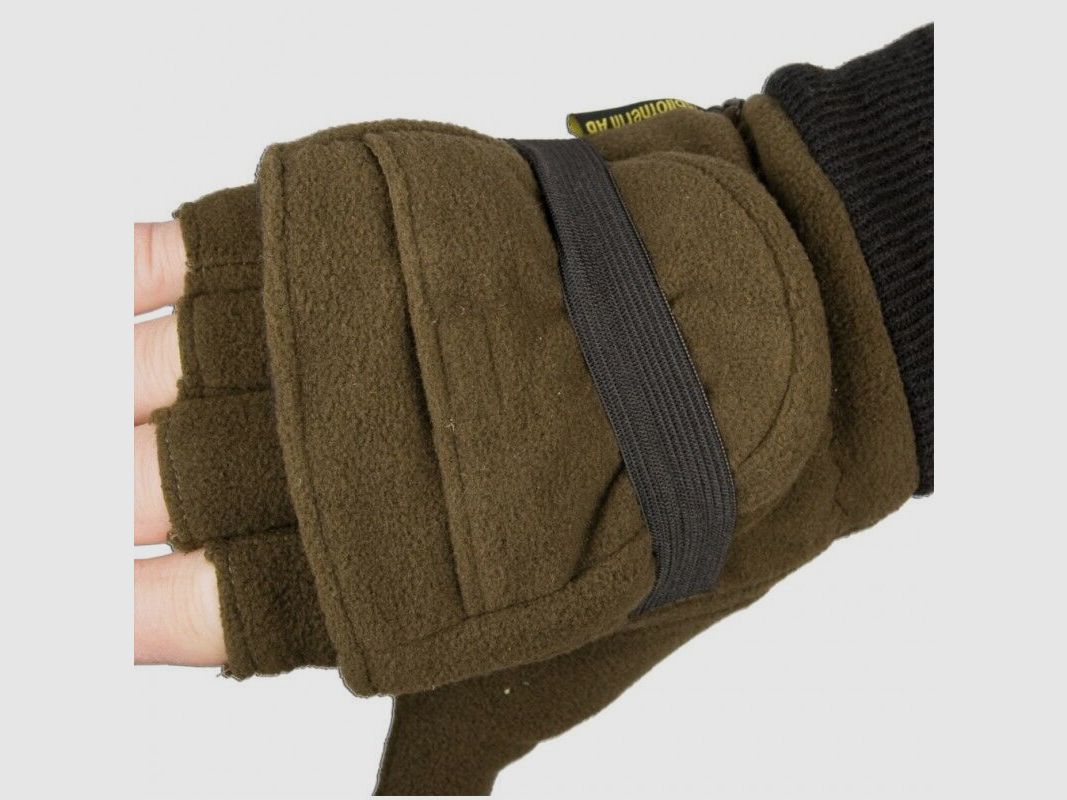 Somlys Fleece-Fäustlinge Grün