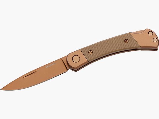 Cuchillo de bolsillo Herbertz recubrimiento de titanio oro rosa D2 pequeño