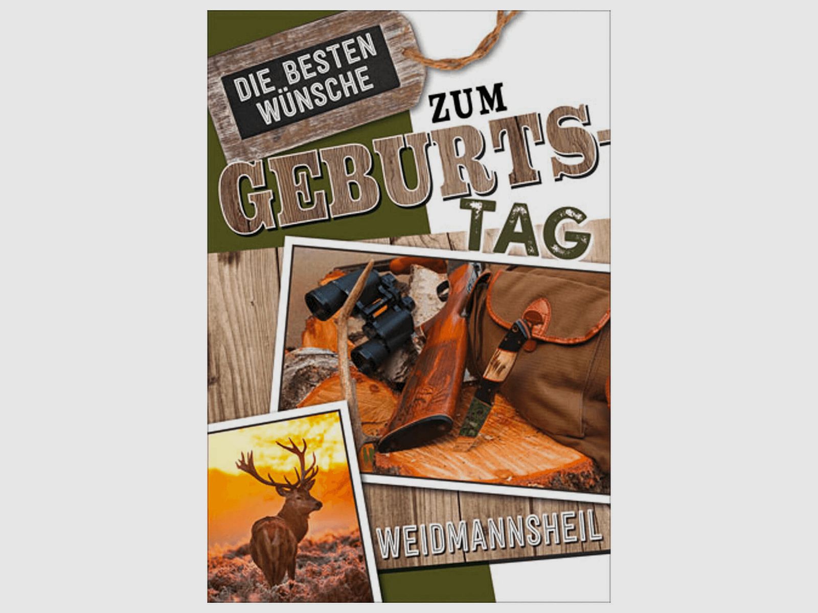 Hunting birthday cards - 2