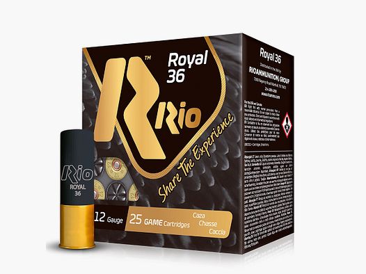 Jagdkartuschen RIO Royal 36 gr Kaliber 12