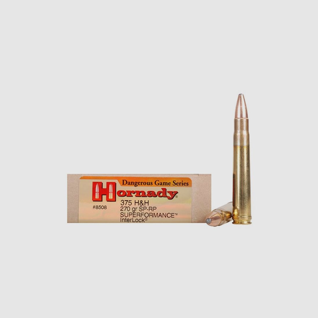 Hornady Superformance .375 H&H 270GR SST 20 cartridges
