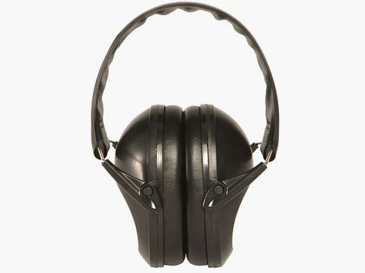 Noise ear protection / earmuffs - foldable and adjustable - Black
