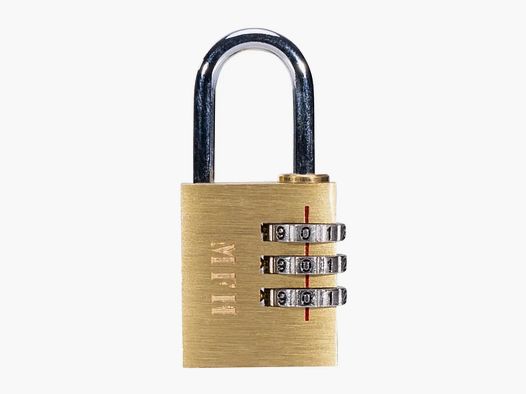MFH MFH Padlock Metal with Combination Lock