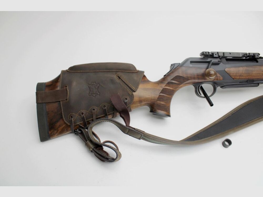 Merkel RX HELIX BLACK DS mit Wechsellauf und HLX Dämpfer und Dentler Basis	 .308Win + 8x57JS