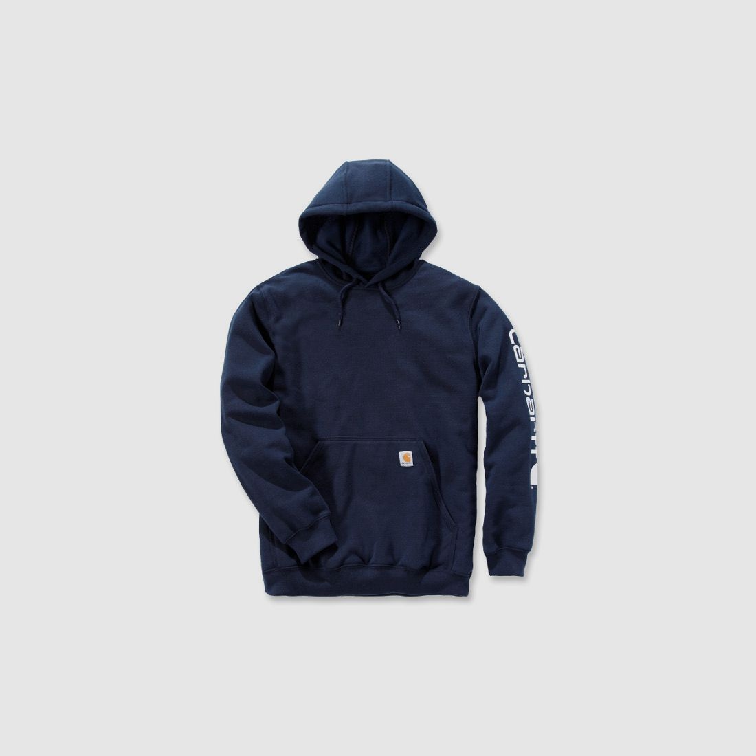 Carhartt Midweight Sleeve Logo Hooded Sweatshirt 2XL New Navy
