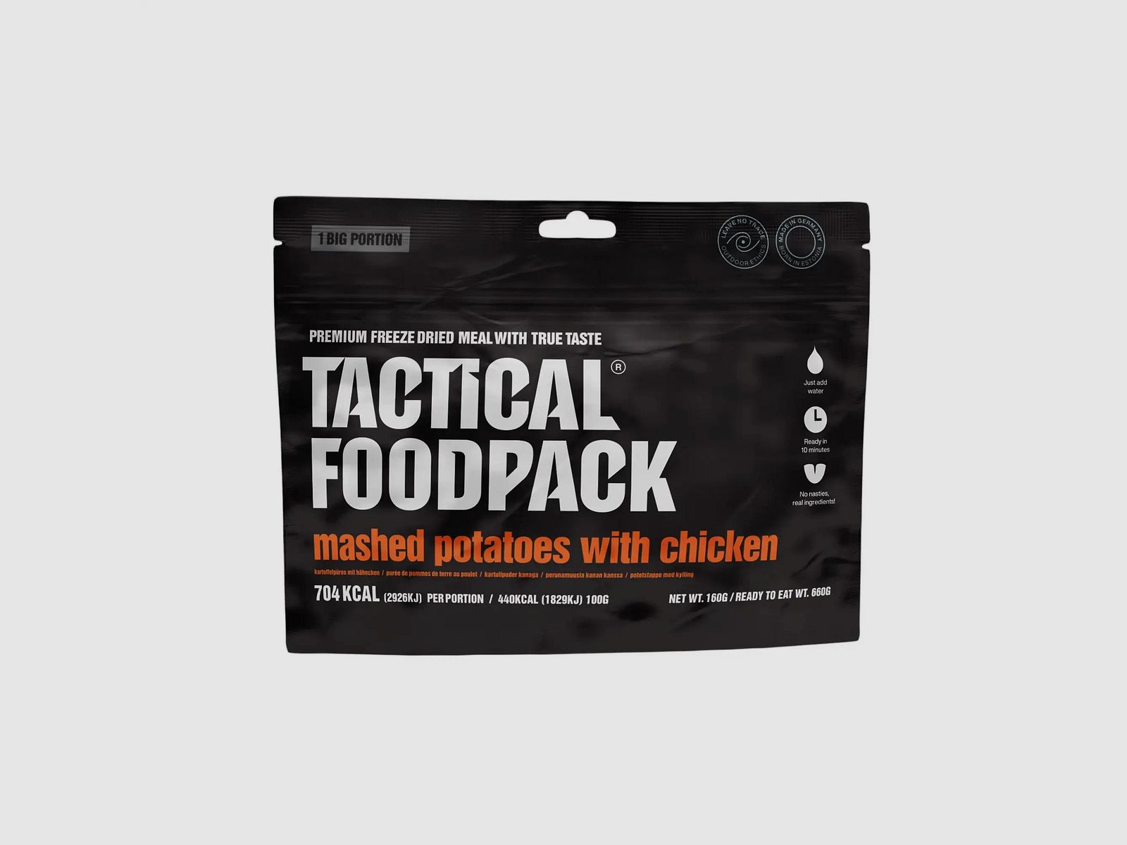 Tactical Foodpack Plat Principal BIG Purée de Pommes de Terre avec Poulet
