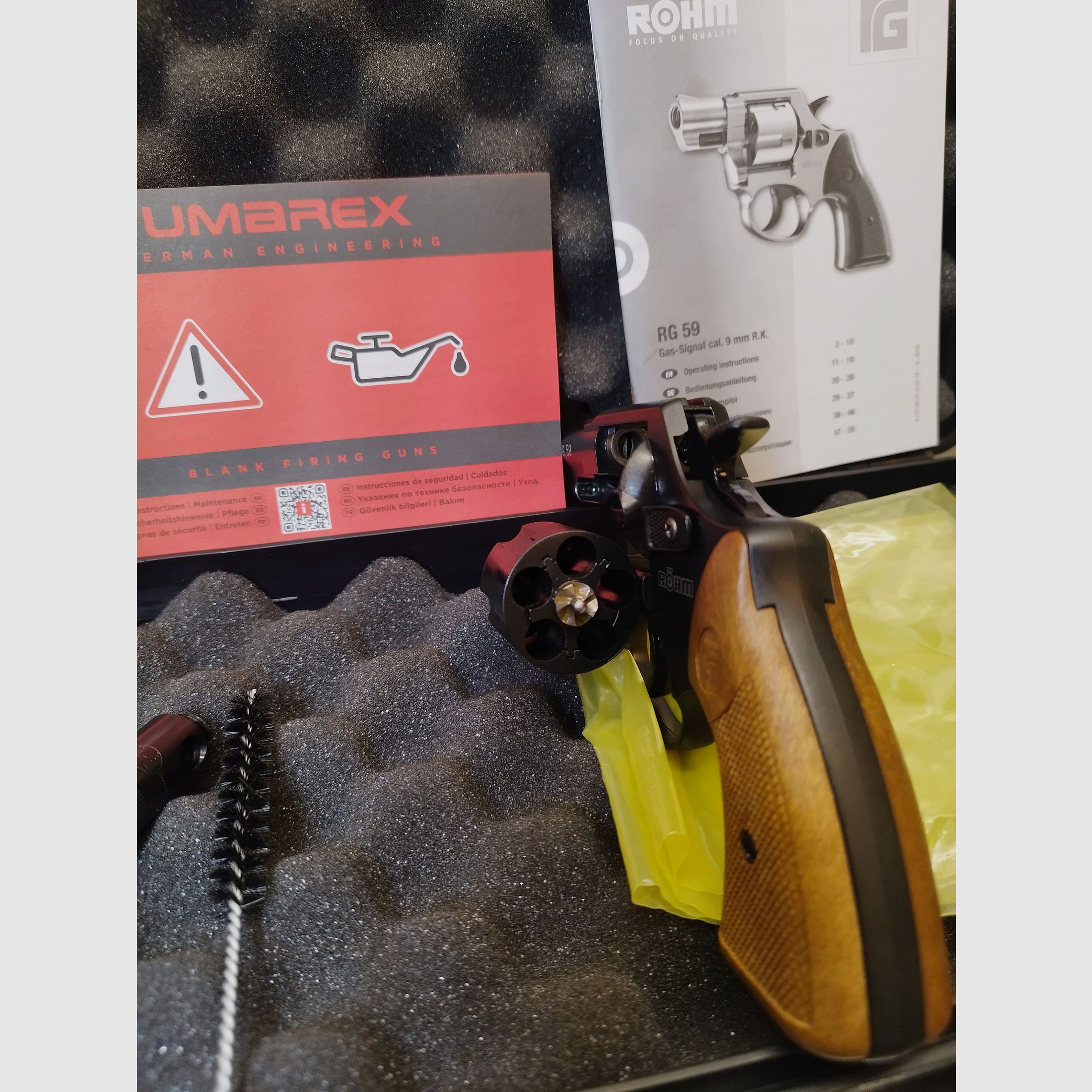 Röhm RG 59 blank-firing revolver 9mm R.K !!like new!!