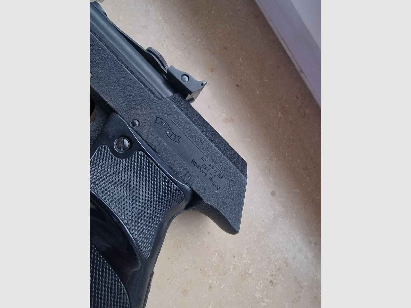 Air pistol Walther Model LP 53 with accessories and box