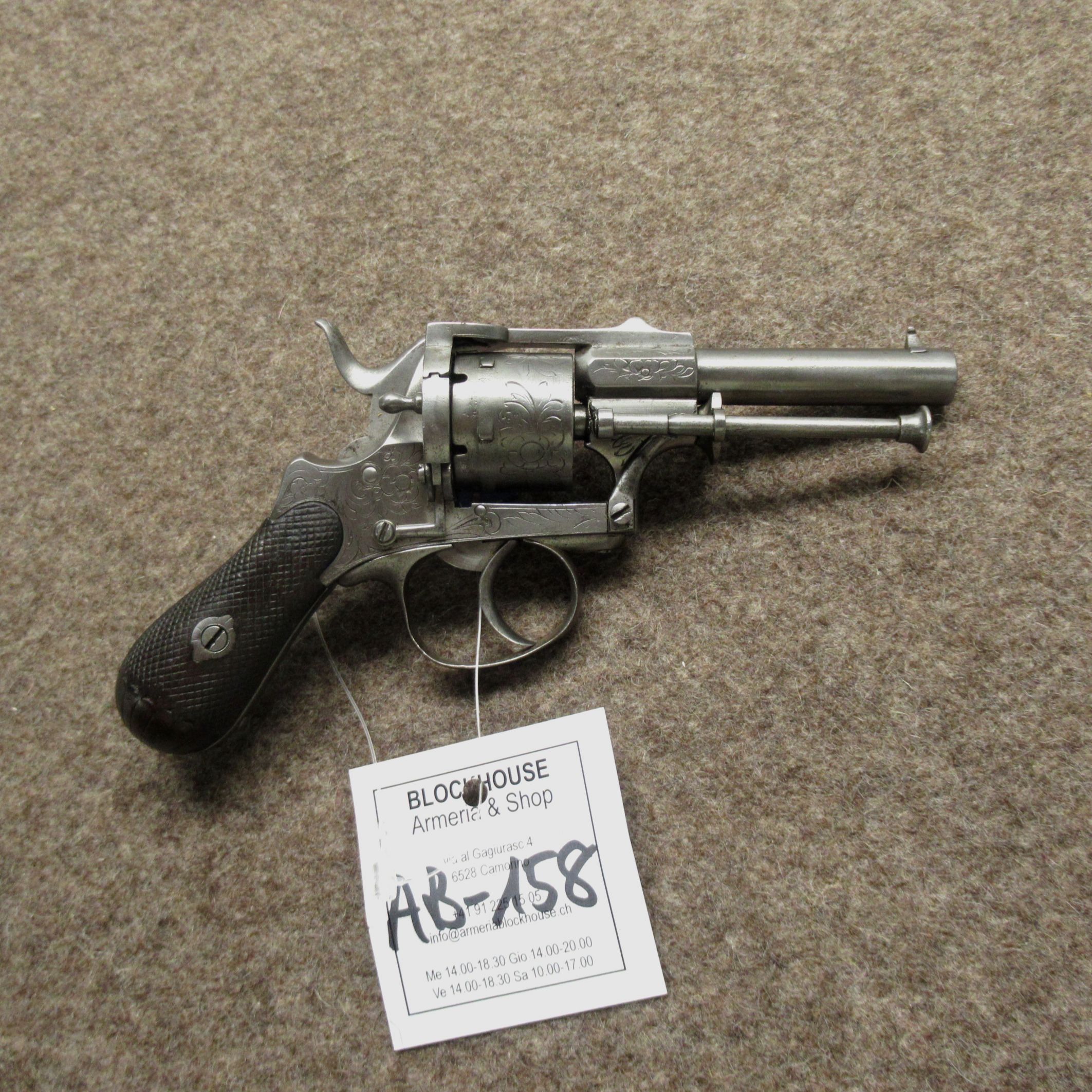 AB-158 MEYERS Revolver mit Stiftzündung, handgefertigtes Modell, Kal. 7mm Stiftzündung, Bild 1 von 6