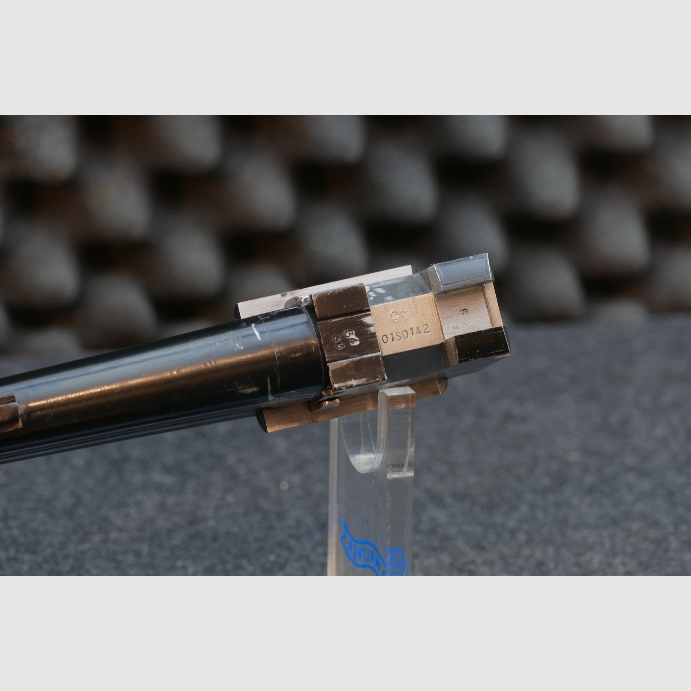 Luger – escopeta de doble cañón, cal. 12/70, perdigones de acero hasta 3,25 mm