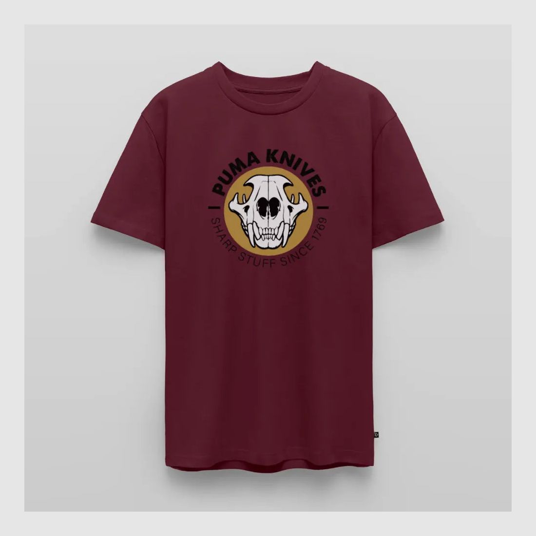 PUMA Men’s Premium T-Shirt "Skull Frontal Sharp Stuff"