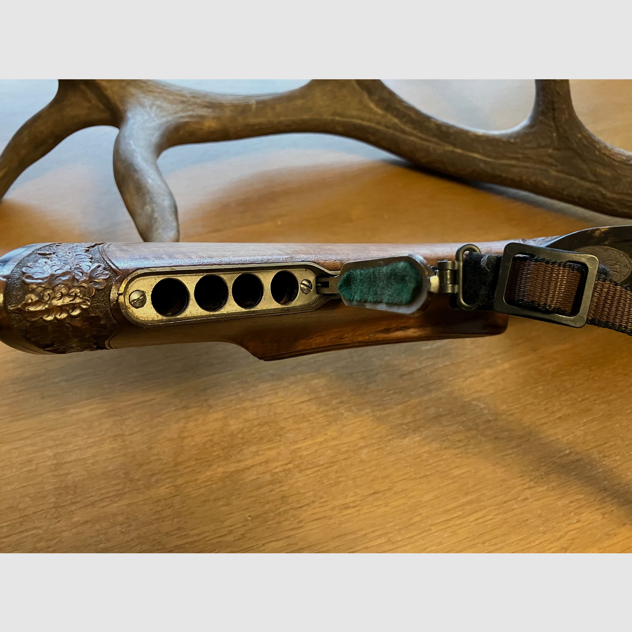 KRIEGHOFF TECK Bockbüchsflinte cal 30.06 + 20/76, mit ZF Kahles 8 x 56 Absehen 4 mit Leuchtpunkt, Schaftmagazin, sehr guter Zustand!