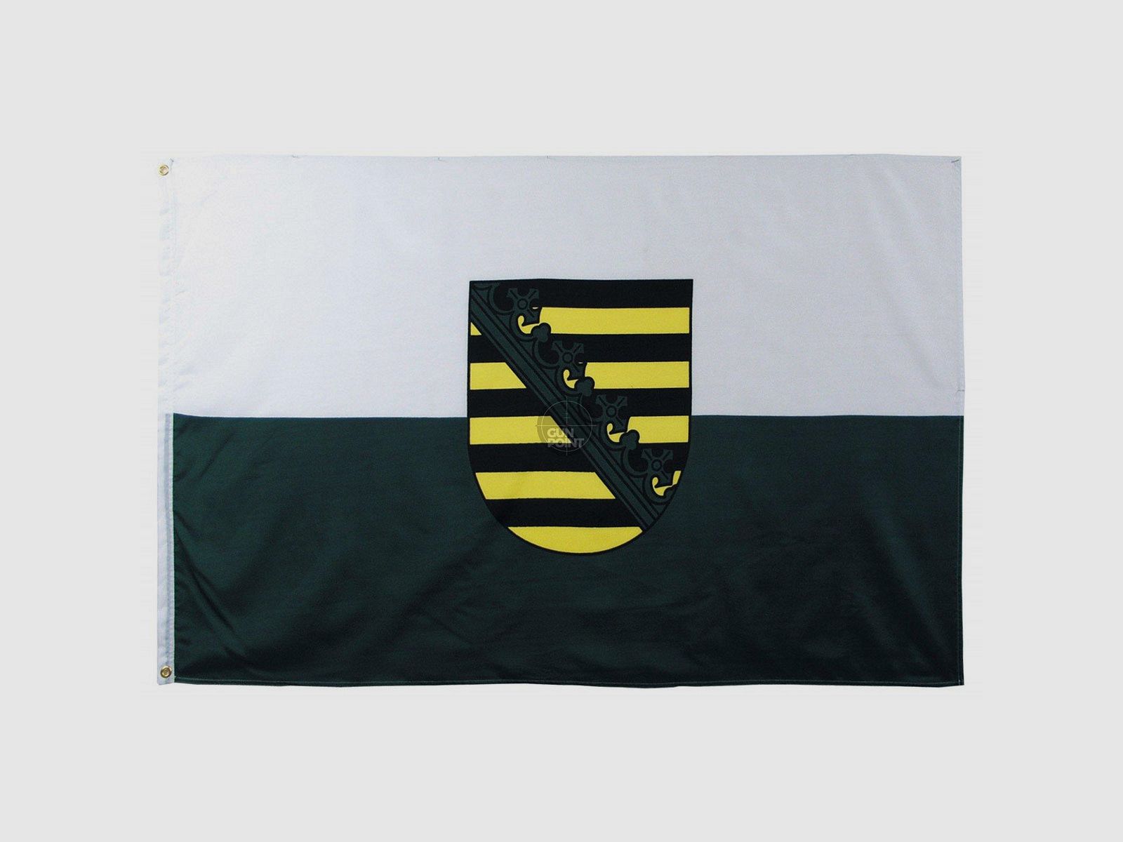 Fahne, Sachsen,Polyester, 90 x 150 cm