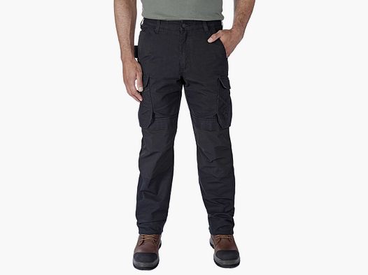 Carhartt Steel Rugged Cargo Work Pants Men Black W42/L32