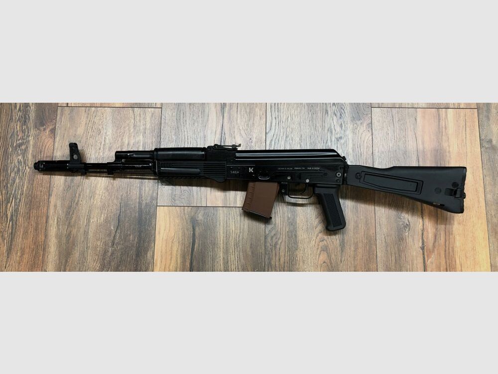Izhmash Saiga MK 105 - półautomatyczna karabina 5,45x39 cywilna AK74M - długość lufy 415 mm - składany kolba - wersja cywilna - system AK74 AK47