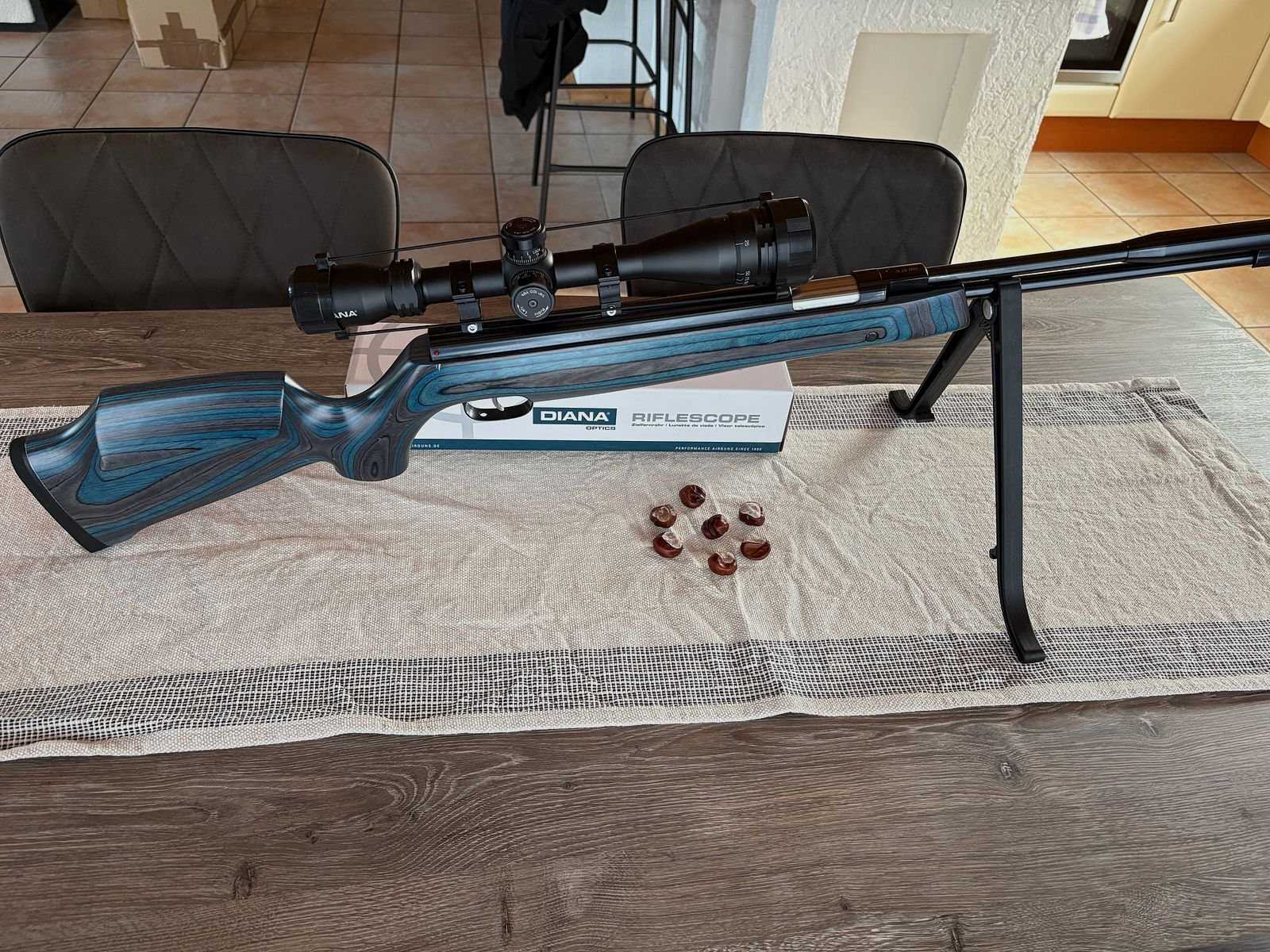 Kadzidło H97 z celownikiem Diana 4-16x40