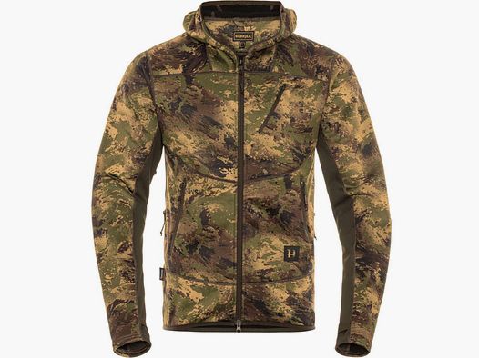 Härkila Fleece Hoodie Deer Stalker Camo Axis MSP Forest Green
