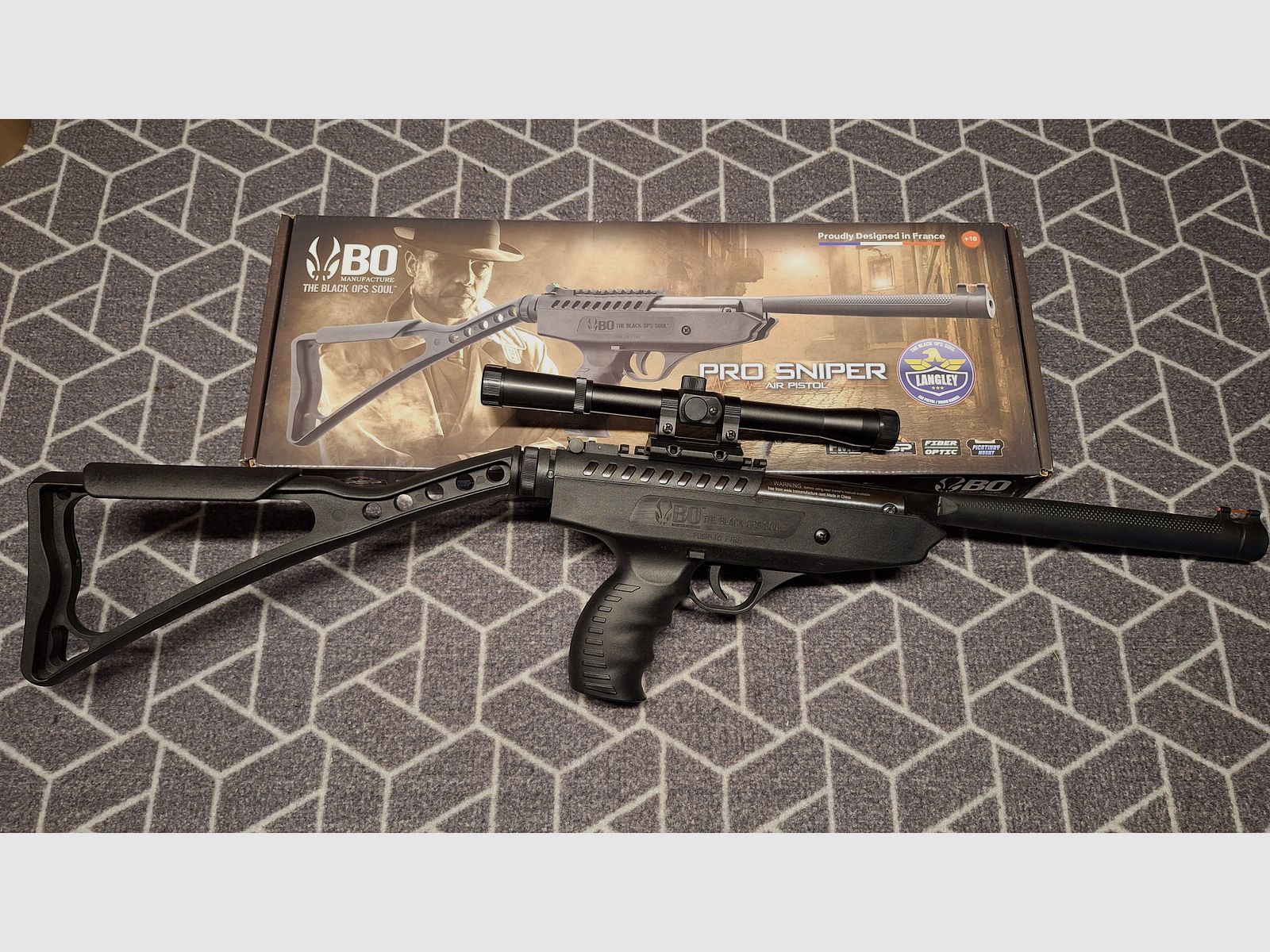 Black Ops Langley ProSniper - 5.5mm - Pistolenkarabiner 