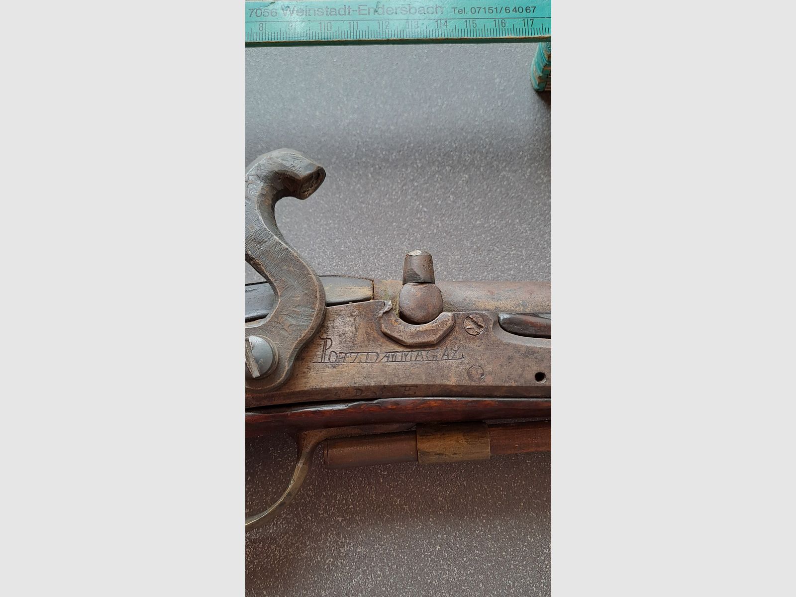 Perkussions-Vorderladerpistole