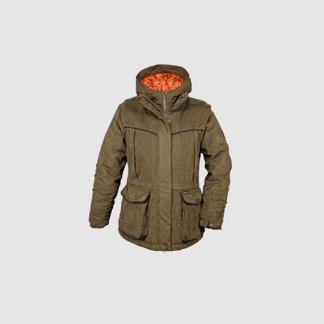 Hubertus Damen Wendejacke Janus Oliv/Orange