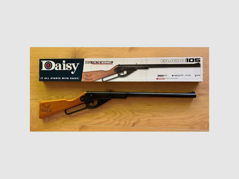 Daisy Buck Luftgewehr / Unterhebelspanner 4,5mm BBs (TOP)