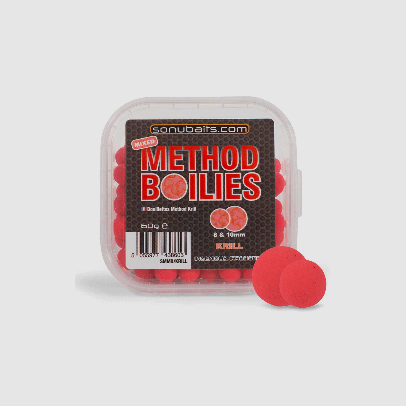 SONUBAITS – MIXED METHOD BOILIES 8 & 10mm KRILL 60g