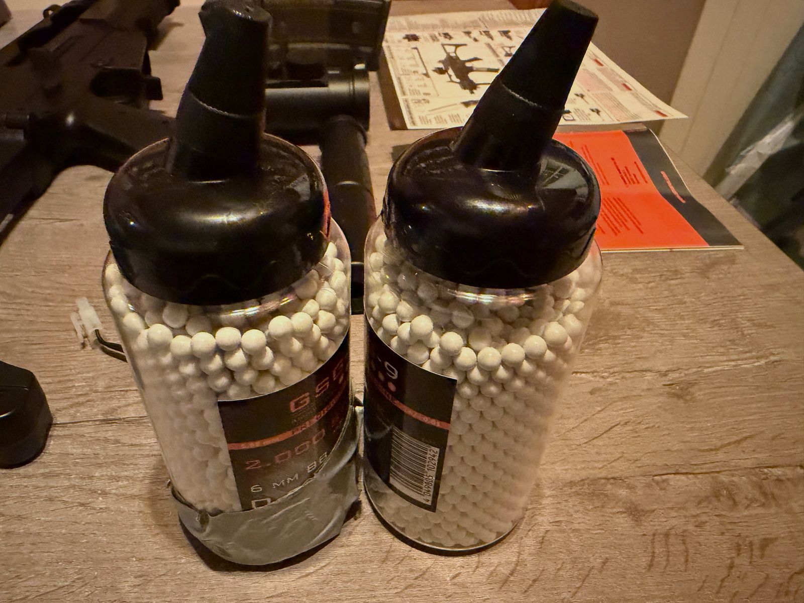 H&K G36C AEG 0,5J Set de démarrage, 6 chargeurs, 3800 billes, masque