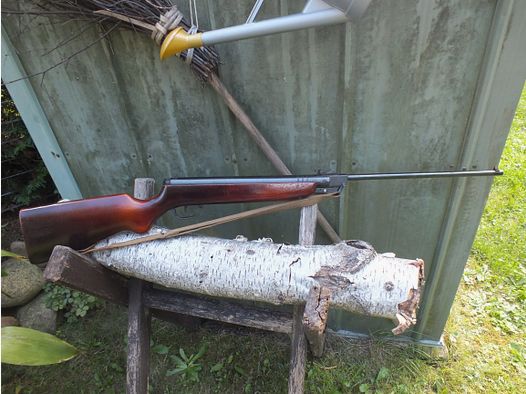 Luftgewehr Haenel 306-6 mit Gurt original.