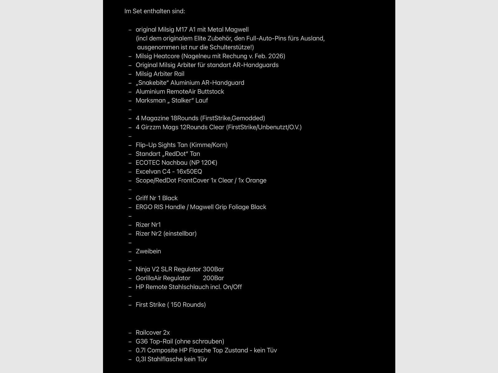 Milsig M17 Elite A1 (Tan/Black)