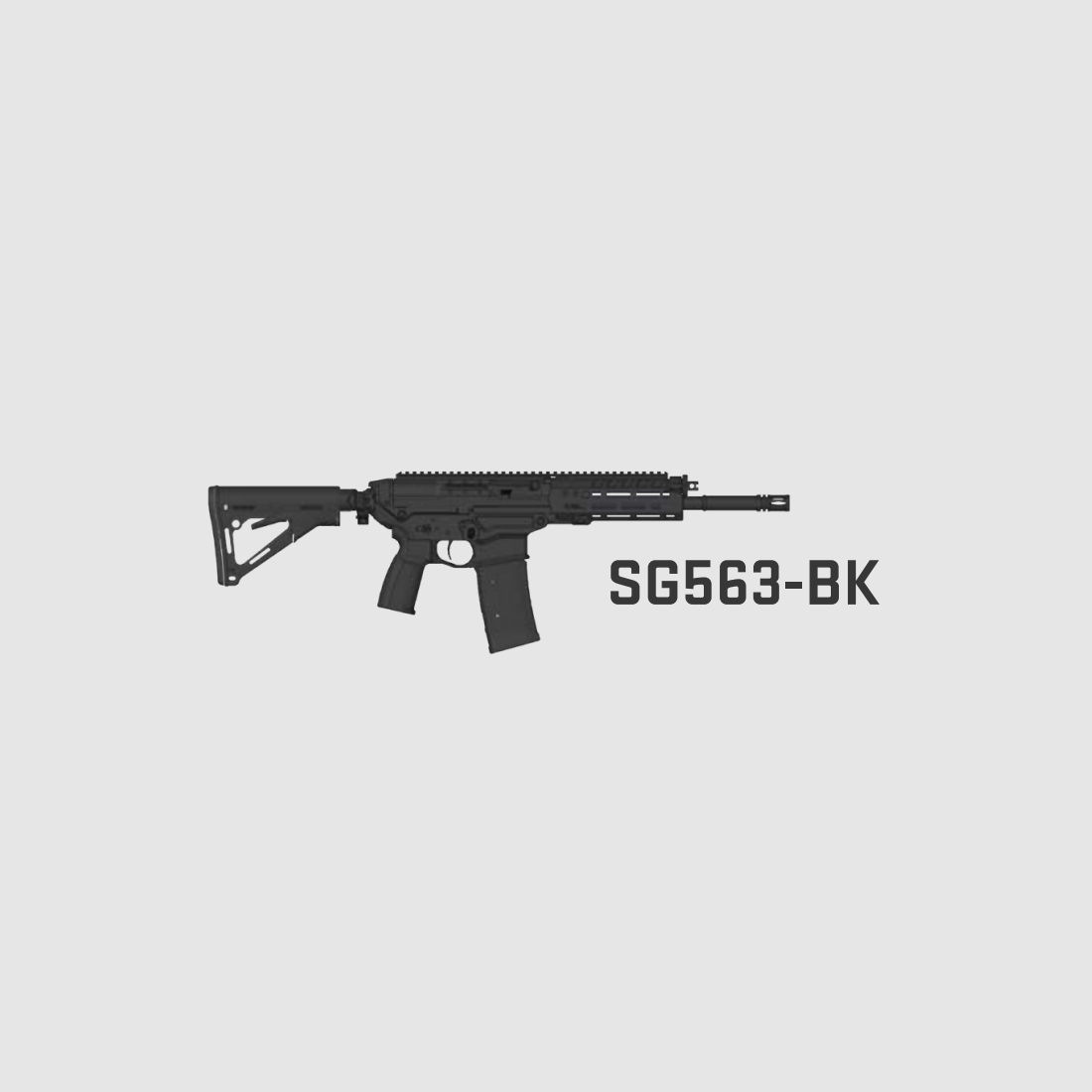 Sig Sauer – fucile semiautomatico / SG563-BK / 12 / .300 Blackout