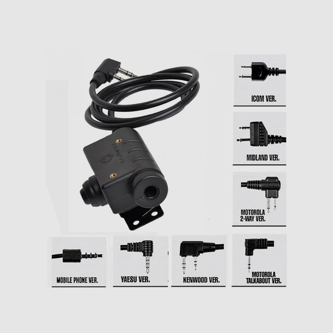 EARMOR M51 PTT ADAPTER ICOM, Bild 2 von 2