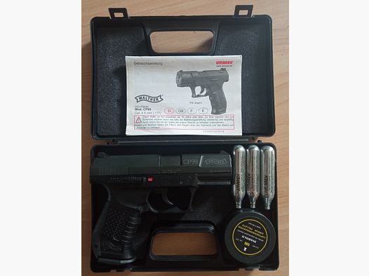 Co² Pistole Walther CP99  4,5mm + Zubehör