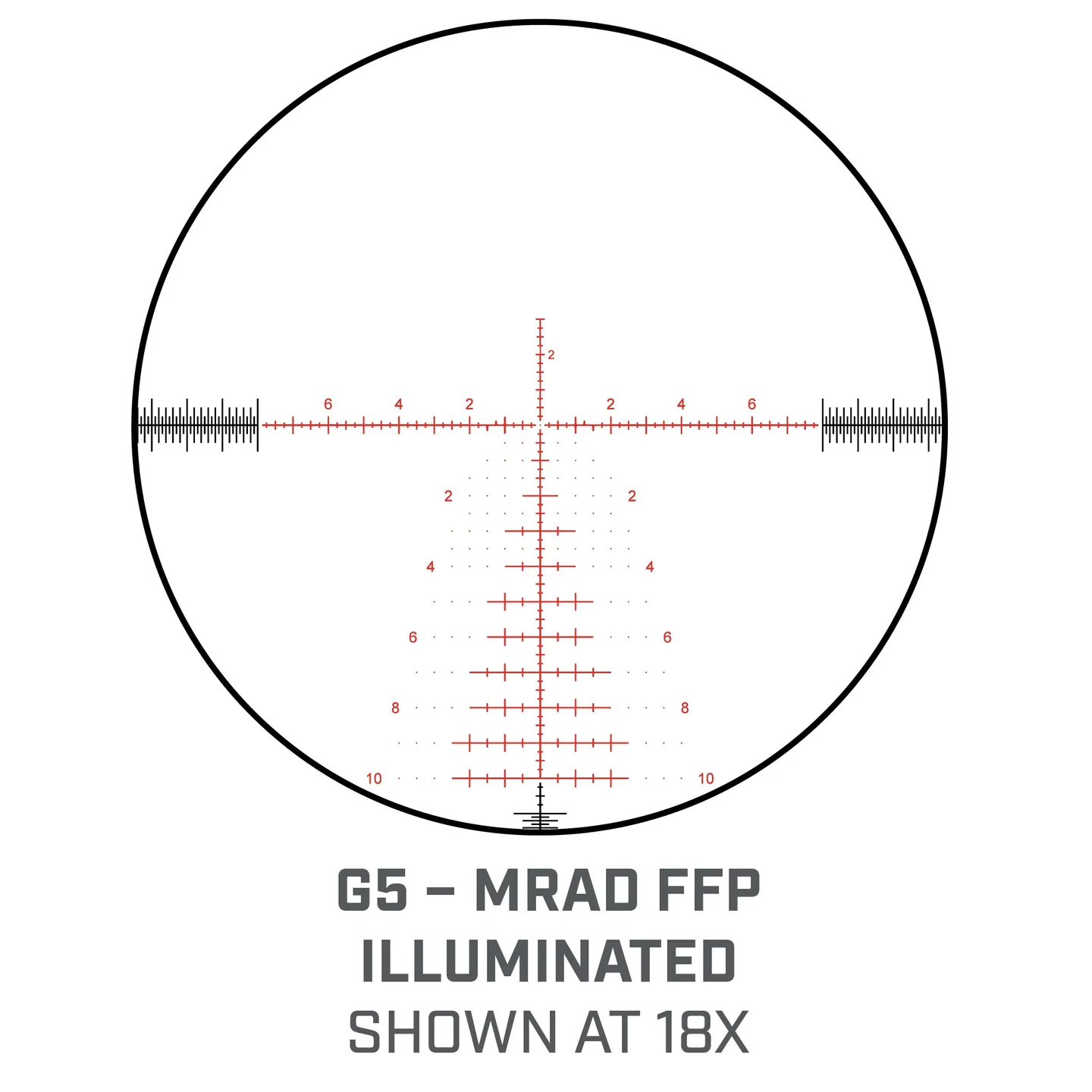 Bushnell Match Pro ED 3-18x50 mira telescópica – retícula G5i FFP, imagen 10 de 10