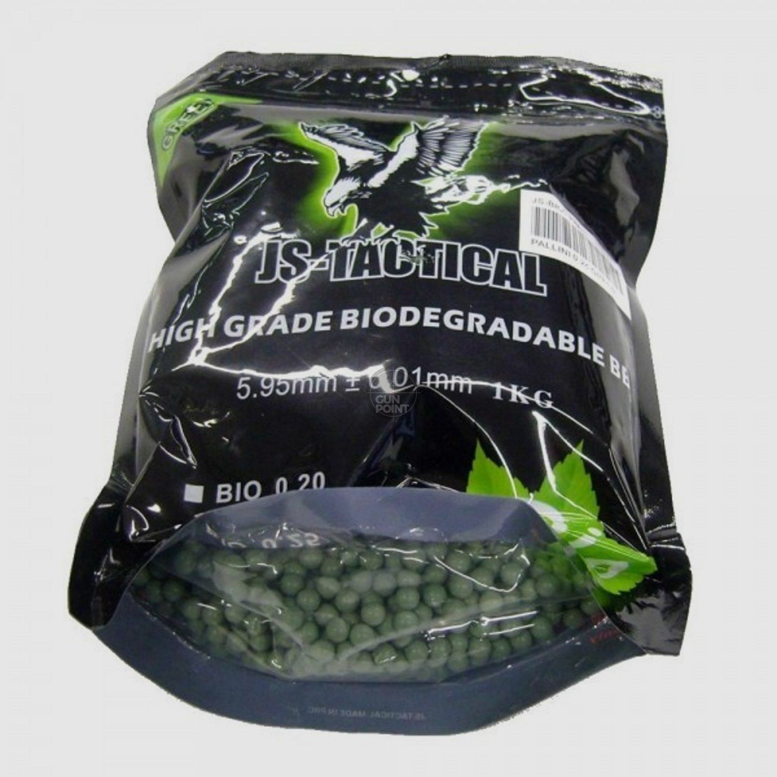 Softair - Kugeln JS-Tactical 0.25g High Grade Bio Green BBs 4000rds
